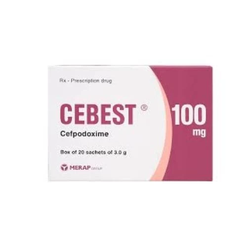 Cebest 100mg (dạng cốm) Merap - Thuốc điều trị nhiễm khuẩn hiệu quả của Merap